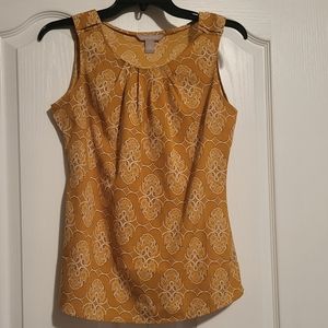 Banana Republic Sleeveless Silk Tank